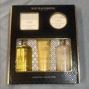 Baylis and Harding Sweet Mandarin & Grapefruit Bath 5 piece Set England